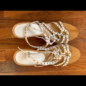 Charlotte Russe Heel Sandals Size 10